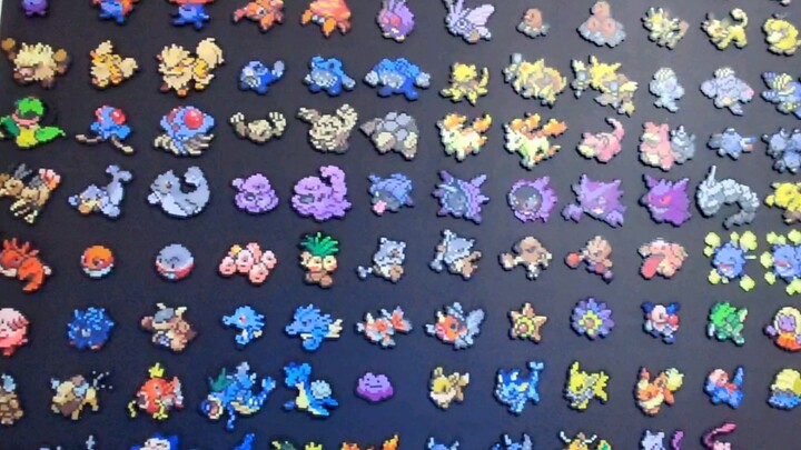 151 Pokémon dari generasi pertama! Kacang buatan tangan!