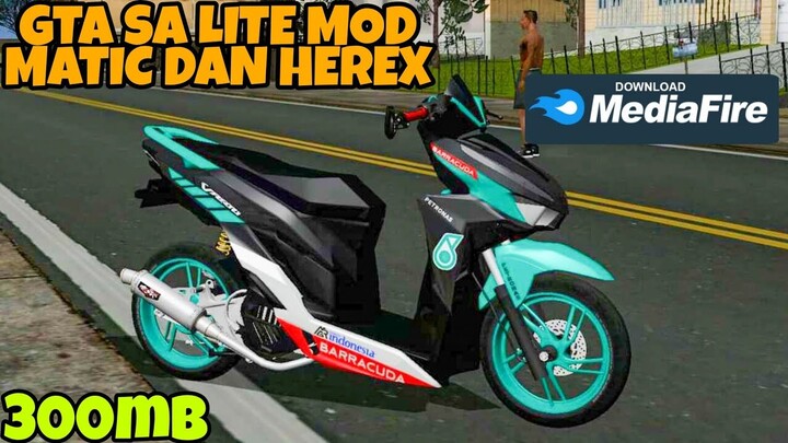 DOWNLOAD GTA SA LITE MOD CAMPURAN DRAG MATIC DAN HEREX TIGER SIZE 300MB BISA DI SEMUA HP
