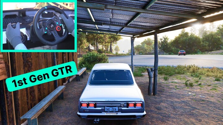 Nissan GTR first generation (K/PGC10) - 1972 - Forza Horizon 5 - Logitech G29 #shorts #asmrdriving