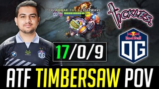 Casters: "Best TIMBERSAW Player Right Now in the WORLD" - OG vs TICKLES - ATF Perspective