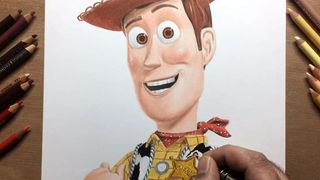 ภาพวาด วู้ดดี้ (Toy Story) - Timelapse Artology