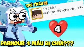 MEOWPEO PHÁ ĐẢO MAP PARKOUR 4 MÁU BỊ TRẺ TRÂU CHƯI NHƯNG LẠI SIÊU HAY TRONG MINI WORLD