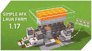 Cara Membuat Simple AFK Lava Farm - Minecraft Tutorial Indonesia 1.17