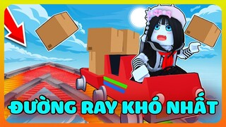 Làm Shipper Chở Hàng Trên Đường Ray Khó Nhất Trong Roblox Và Cái Kết | Cart Ride Delivery Service