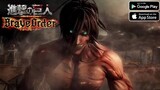 test game attack on titan brave order android ios