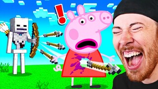 PEPPA PIG vs MINECRAFT! (Peppa Pig Animations Funny)