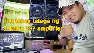 SAKURA 737 AMPLIFIER / TUTORIAL PAANO MAG SET UP NG SAKURA 737 / SOUND TESTING