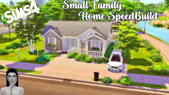 Small Family Starter Home // The Sims 4 Speed Build + Decorate With Me // XCultureSimsX