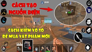 Survival on Raft Multiplayer - Hướng Dẫn Mua Bình Ắc Quy Tạo Nguồn Điện Trong Survival & Craft