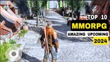 Top 10 Amazing Upcoming MMORPG games 2024 | Android iOS