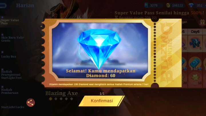 MOBILE LEGENDS:Bang Bang SUPER VELUE PASS (SUKARNA) part 1