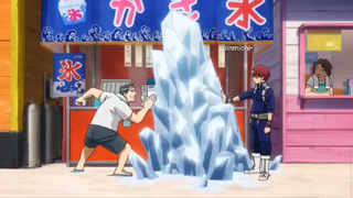 Shoto donates a little bit of his Ice 🧊