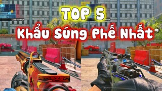 Call of Duty Mobile |TOP 5 Khẩu Súng Mình Không Bao Giờ Dám Cầm Vào Quẩy Rank