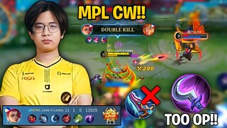 (MUST TRY) MPL CW LESLEY FULL CRITICAL ONE SHOT BUILD IS TOO OP!! MLBB