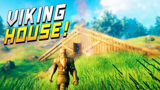 How to Build a Viking House and Start a Base - Valheim Gameplay / Early Access