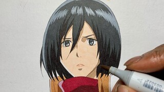 วิธีการวาด Mikasa Ackerman ง่าย - Attack on Titan