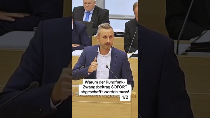 Ulrich Siegmund MdL: Warum der Rundfunk - Zwangsbeitrag so schnell wie möglich abzuschaffen ist !