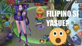 TOP 1 JAPAN YASUE FILIPINO PALA SIYA l MOBILE LEGENDS