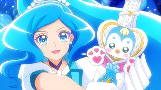 「ヒーリングっど♥プリキュア」キュアフォンテーヌへんしんシーン