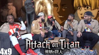 Attack On Titan Season 4 Episode 9 "Brave Volunteers" REACTION!