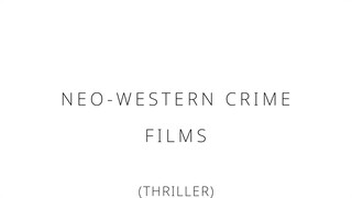 Neo-Western crime films