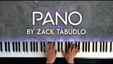Pano by Zack Tabudlo piano cover | with lyrics / free sheet music