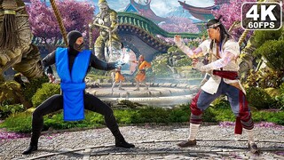 Mortal Kombat 1 Movie Skin Sub Zero Vs Liu Kang Gameplay MK1