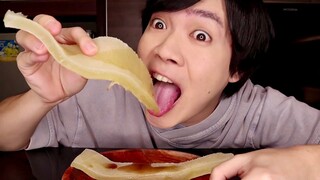 【ASMR?】ORANG JEPANG MAKAN KIKIL BESAR!!