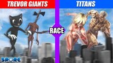Trevor Giants vs Titans Race | SPORE