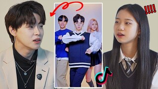 Korean Teens Meet TikToker For The First Time!! (18M Followers..?)