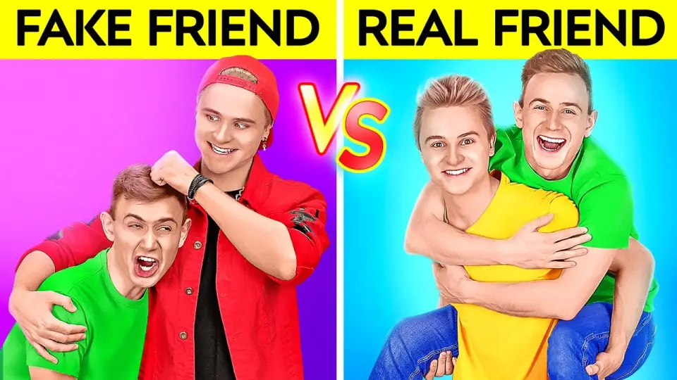 REAL FRIENDS VS FAKE FRIENDS || Awesome Prank Ideas And Funny Relatable  Situations By 123 GO! - Bilibili