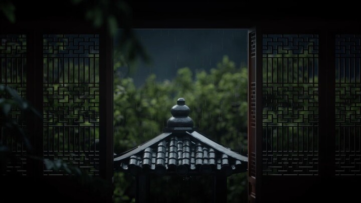 [MMD] 3D Display Of Rainy Night In Hangzhou