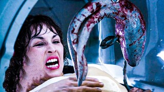 This Horrific Alien Monstrosity Came Out Of Her Belly! | Movie Recap