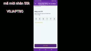 nhận 50k từ ngân hàng TPbank miễn phí