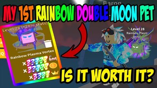 MY FIRST EVER RAINBOW DOUBLE MOON PET IS IT WORTH IT? SABER SIMULATOR