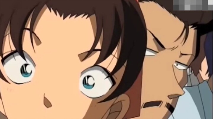 Ran suddenly thought Shinichi was so handsome!