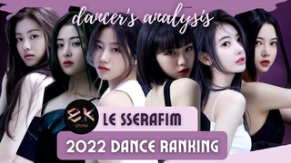 LE SSERAFIM Dance Ranking (ranked by a dancer with analysis)