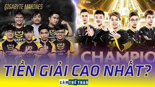 TOP 10 ĐỘI TUYỂN ESPORTS VIỆT NAM NHẬN TIỀN THƯỞNG CAO NHẤT TRONG 1 GIẢI ĐẤU