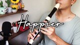 Happier (Olivia Rodrigo) Recorder Flute Cover with Easy Letter Notes and Lyrics | Alto Recorder