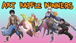 Character art raffle winners part 3.