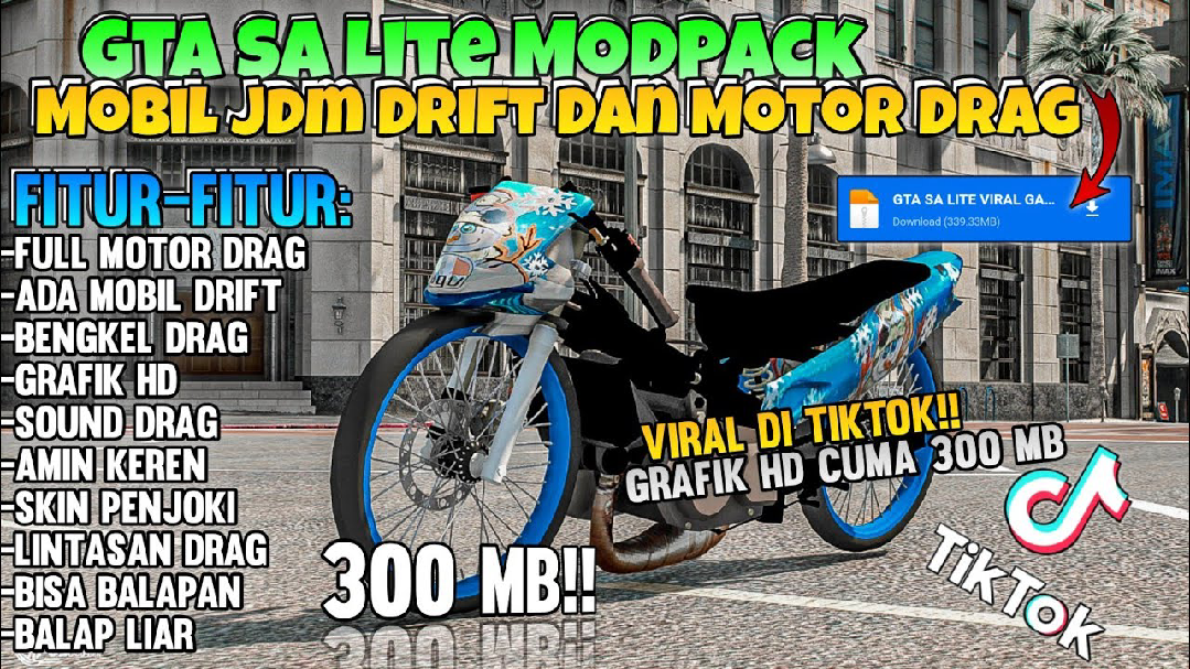 GTA SAN ANDREAS  FREE FIRE MOD ALL GPU 200MB NO SHORT LINK - BiliBili