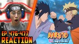 NARUTO VS SASUKE FINAL BATTLE REACTION | NARUTO SHIPPUDEN EPISODE 476-477 REACTION