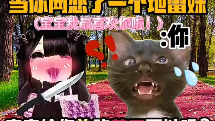 《猫meme小剧场》当你网恋了一个地雷妹时！