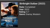 birthright outlaw 2023 by eugene