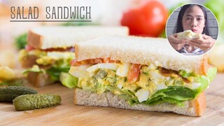 Cách làm sandwich salad trứng đơn giản từ 2 nguyên liệu tại nhà | EGG SALAD SANDWICH Recipe