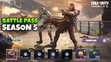 Season 5 Battle Pass All Characters & Guns 1-50 Rewards - Looks COD Mobile S5 Leaks