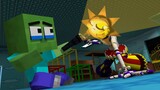 Monster School: Baby Zombie escape from Sun and Moon - FNAF Story | Minecraft Animation