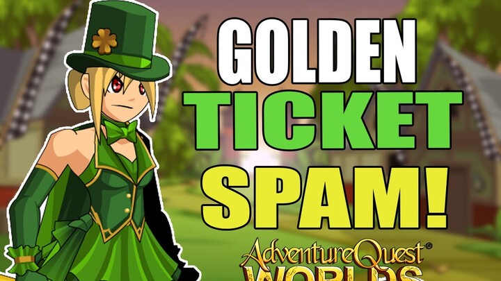 AQW - GOLDEN TICKET PACKET SPAMMER! WORKING 2022 |  GRIMLITE V1.3