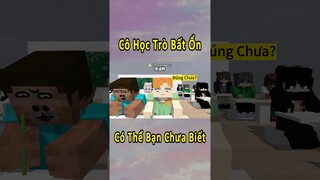 Anh Đen Xì Xì Phát Hiện Cô Học Trò Bất Ổn Nhất Minecraft 🤣 #shorts