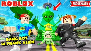 BANG BOY DI KERJAIN ALIEN DAN TERBANG KE LANGIT - ROBLOX BROOKHAVEN ROLEPLAY